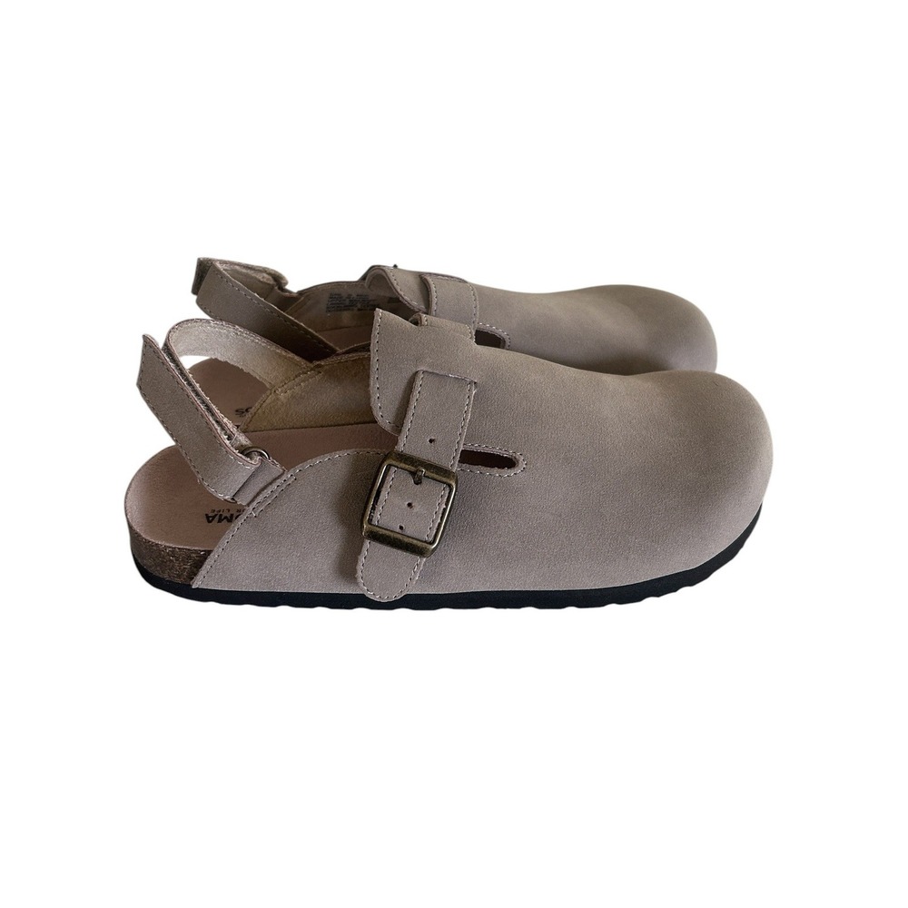 Sonoma Goods For Life Mahiko Taupe Clog Sandals Girls Size 5 NEW